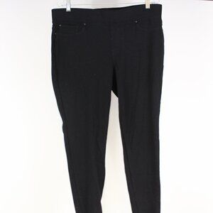Seven Pull-On Jegging Style Knit Skinny Pants – Black – Women’s XL
